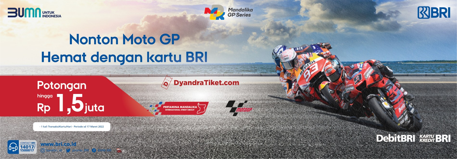 Promo BRI Debit MotoGP 2022